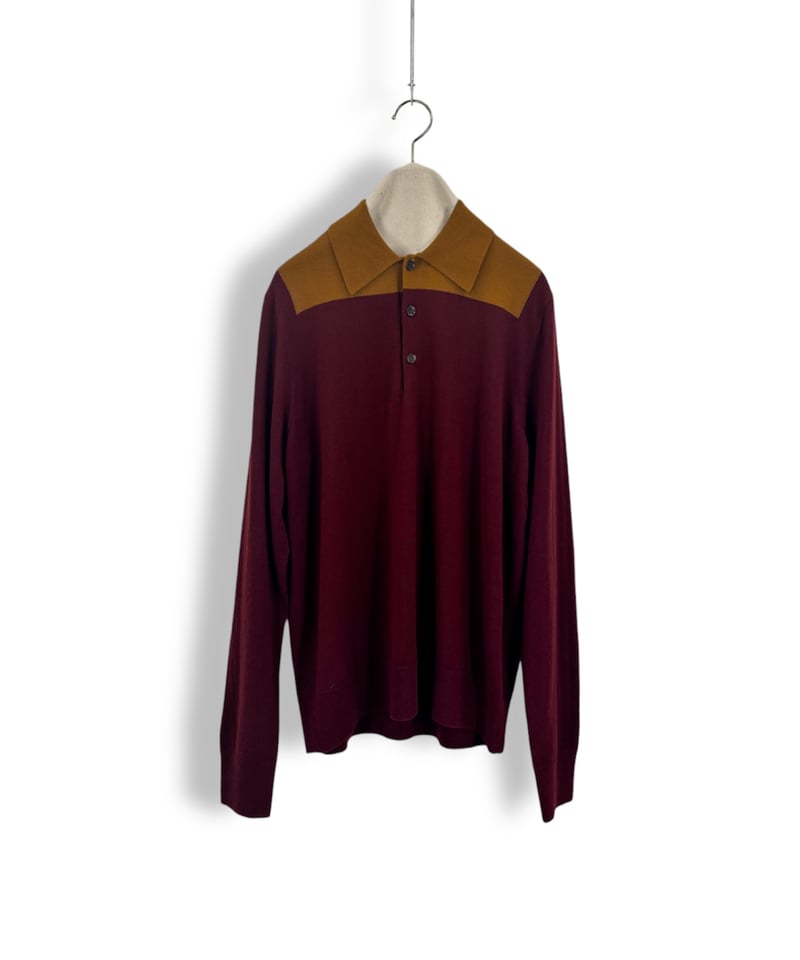 20AW DRIES VAN NOTEN – Bi-color Polo Knit | Chr
