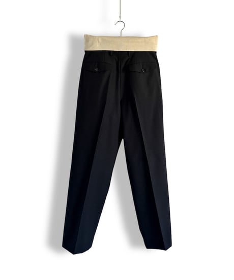 22SS DRIES VAN NOTEN – 2Tuck Wide Tapered Trousers