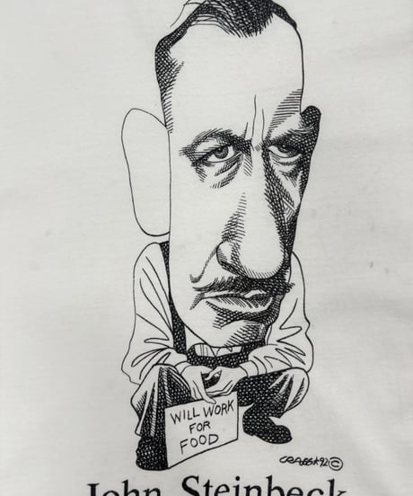 90s Largely Literary "John Steinbeck" – Vintage Art T-shirt