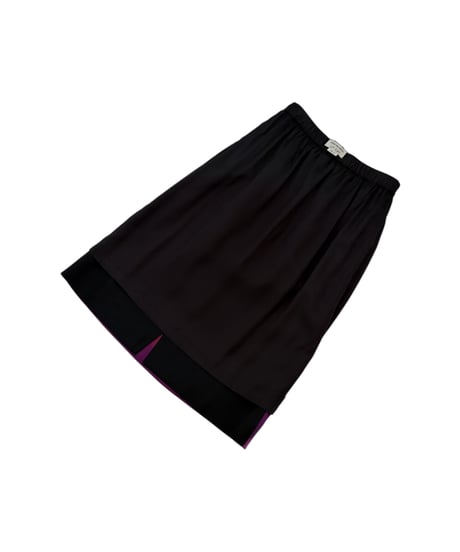 21SS DRIES VAN NOTEN – Mid-length Art Print Skirt