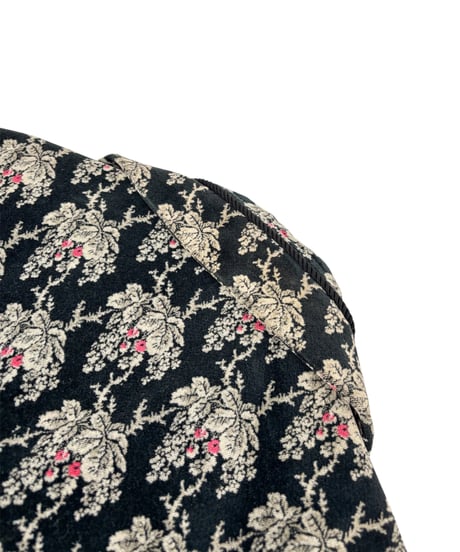 01AW COMME des GARCONS – Floral Jacquard Jacket