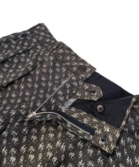 80s COMME des GARCONS HOMME PLUS – 2Tuck Wide Tapered Trousers