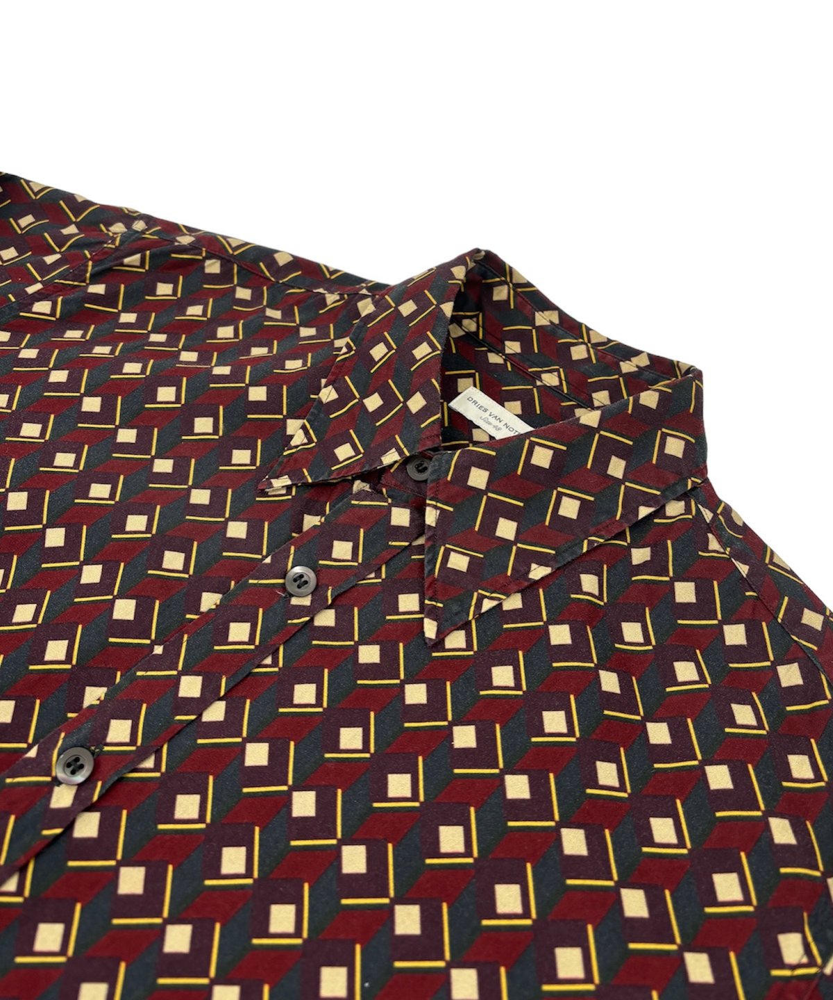 21AW DRIES VAN NOTEN / Geometric Print Shirt -ジ 21AW DRIES VAN NOTEN / Geometric Print Shirt -ジ