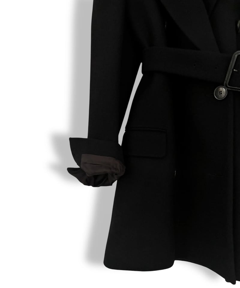 20AW DRIES VAN NOTEN – Double Breasted Belted C