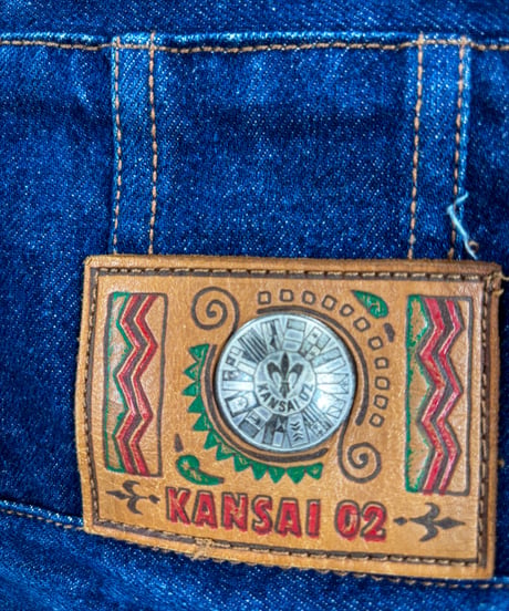 90s KANSAI O2 – Embroidered Trucker Jacket