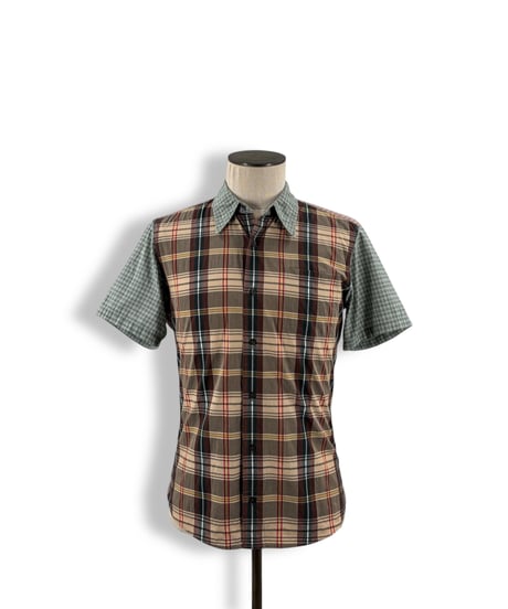 DRIES VAN NOTEN – Crazy Check Short Sleeve Shirt