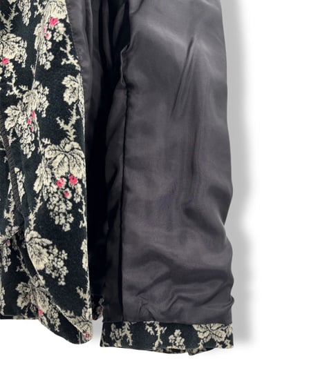 01AW COMME des GARCONS – Floral Jacquard Jacket