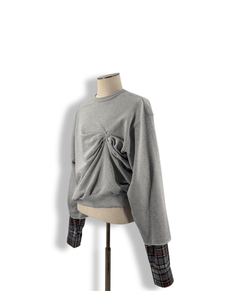 DRIES VAN NOTEN 20aw スウェット Oversized cotton-blend jersey sweatshirt in grey - Dries Van