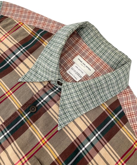 DRIES VAN NOTEN – Crazy Check Short Sleeve Shirt