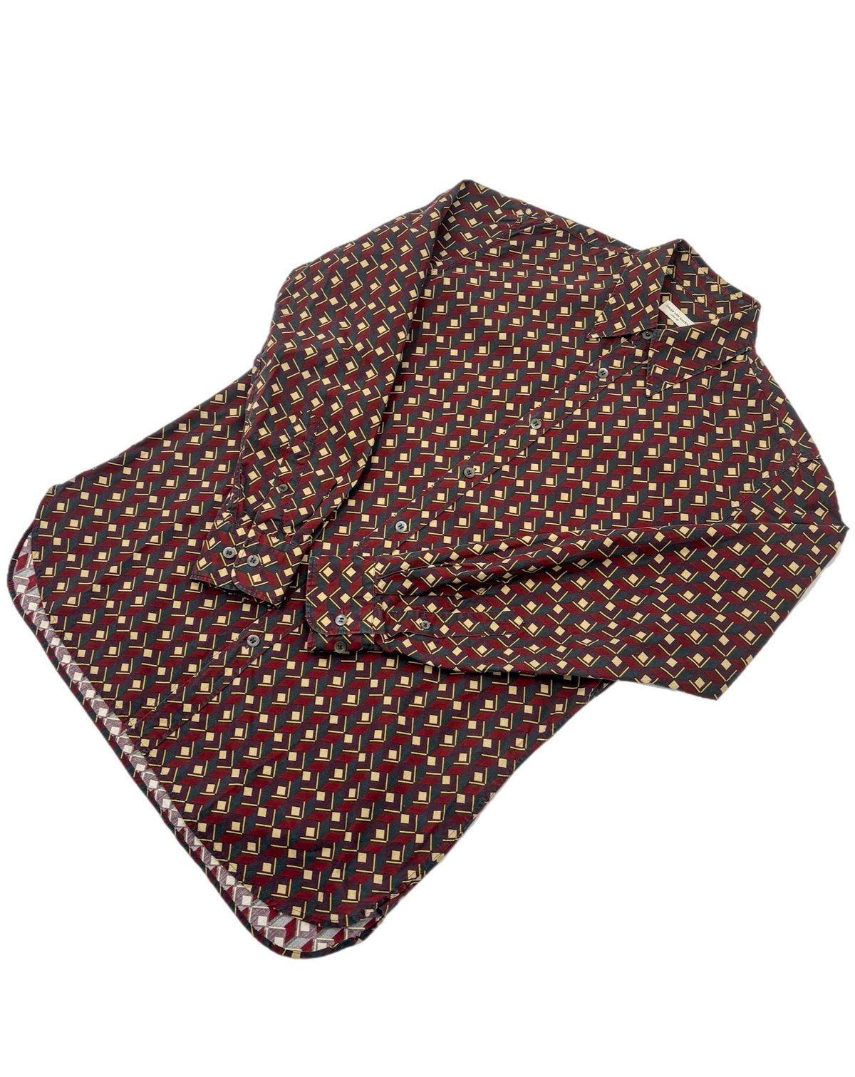 21AW DRIES VAN NOTEN / Geometric Print Shirt -ジ 21AW DRIES VAN NOTEN / Geometric Print Shirt -ジ