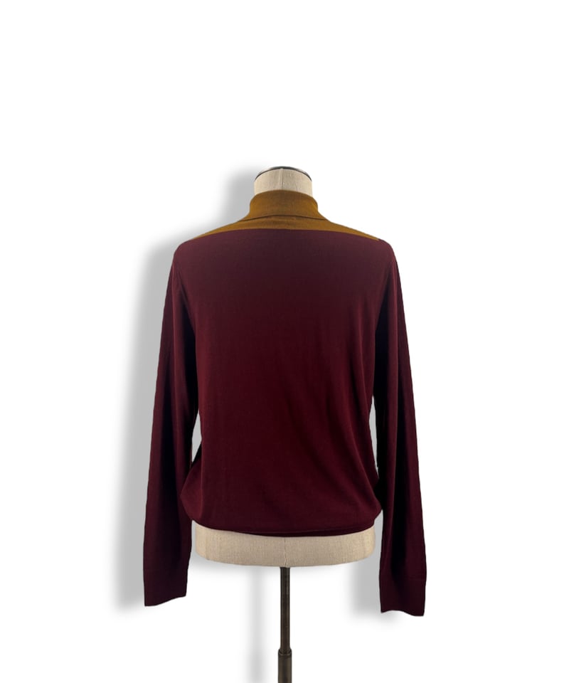 20AW DRIES VAN NOTEN – Bi-color Polo Knit | Chr