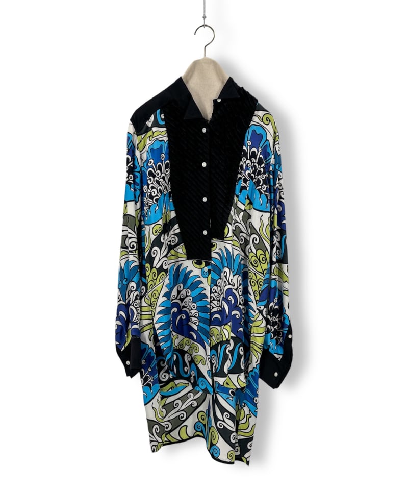 LOEWE / Botanical Print Silk Shirt -ボタニカル柄プリント