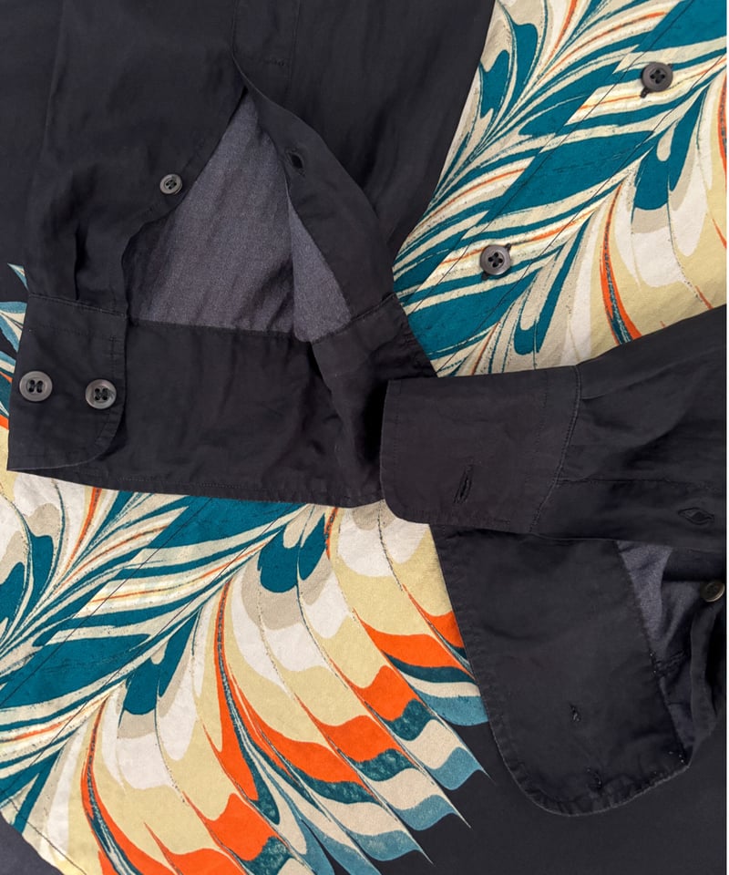 dries van noten 浮き出しプリントのシルクプルオーバー dries van noten 浮き出しプリントのシルクプルオーバー dries