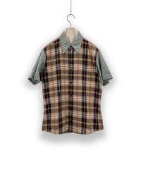 DRIES VAN NOTEN – Crazy Check Short Sleeve Shir