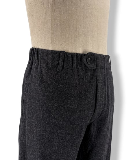 00s ANN DEMEULEMEESTER – Slim Straight Wool Trousers