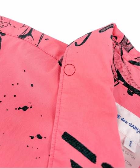 22SS COMME des GARCONS SHIRT – Graphic Print Short Sleeve Shirt