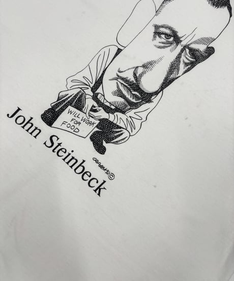 90s Largely Literary "John Steinbeck" – Vintage Art T-shirt