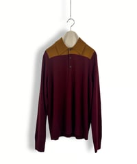 20AW DRIES VAN NOTEN – Bi-color Polo Knit