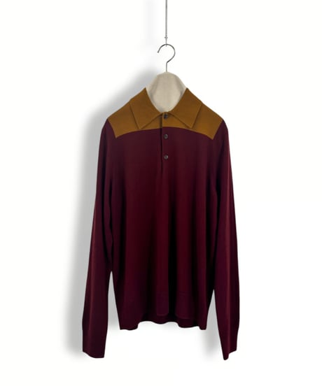 20AW DRIES VAN NOTEN – Bi-color Polo Knit