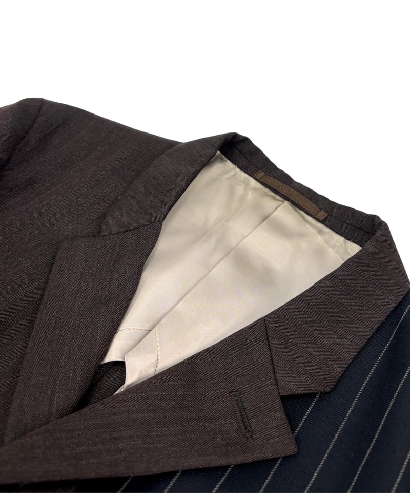 COMME des GARÇONS HOMME PLUS ブラウンジャケット M COMME des GARCONS HOMME PLUS＞段違いジャケット | MAKES