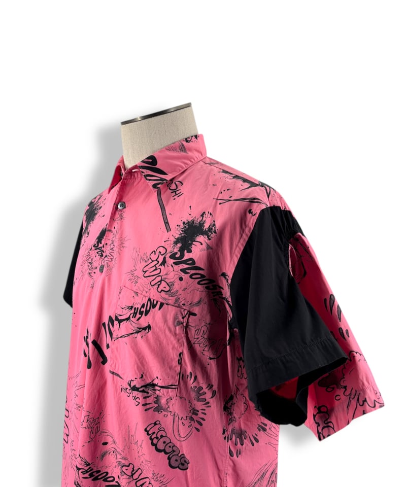22SS COMME des GARCONS SHIRT / Graphic Print Sh