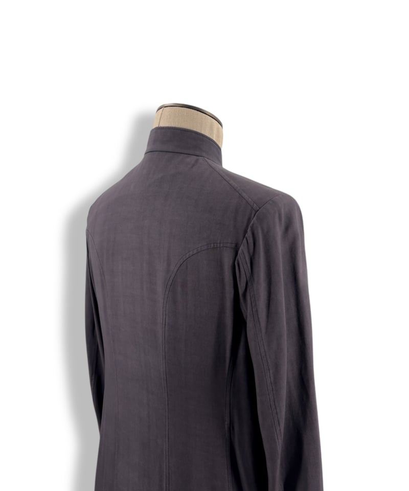 ど*ら様 コムコム ロングジャケット チャコールグレー COMME des GA