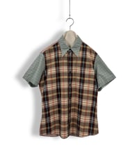 DRIES VAN NOTEN – Crazy Check Short Sleeve Shirt