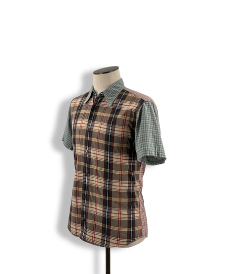 DRIES VAN NOTEN – Crazy Check Short Sleeve Shirt