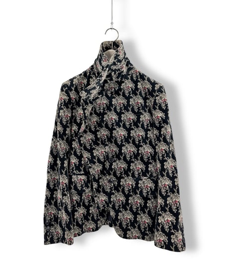 01AW COMME des GARCONS – Floral Jacquard Jacket