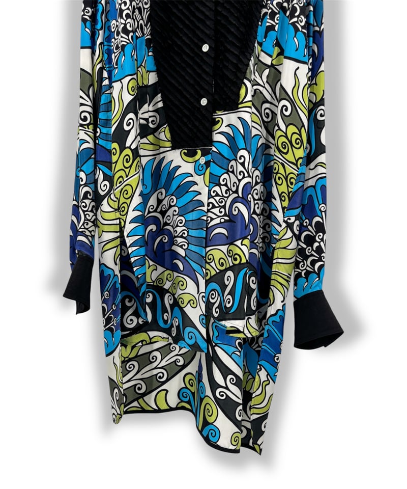 LOEWE – Botanical Print Silk Shirt ボタニカル柄プリントシル