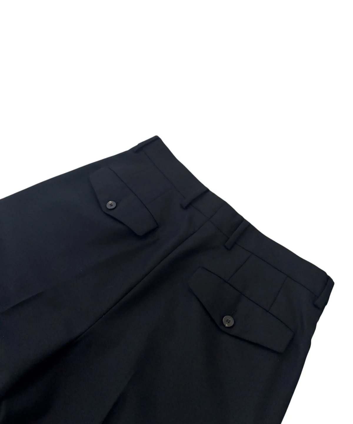 DRIES VAN NOTEN phoenix ツータックワイドスラックス44 Dries Van Noten Phoenix Pants - Black - 221-020947-4285-900