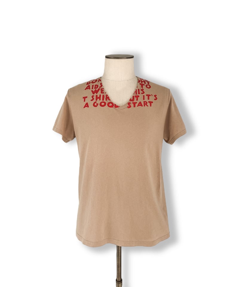 08AW Martin Margiela / AIDS T-shirt -AIDS Tシャツ