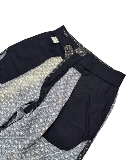 80s COMME des GARCONS HOMME PLUS – 2Tuck Wide Tapered Trousers
