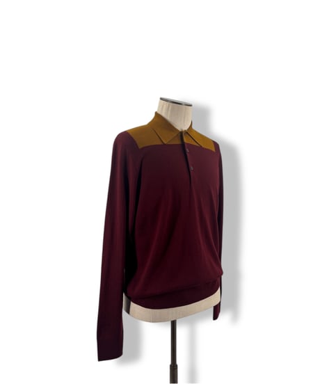 20AW DRIES VAN NOTEN – Bi-color Polo Knit