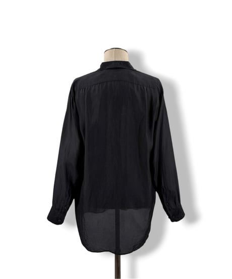 18AW DRIES VAN NOTEN – Marble Print Silk Shirt