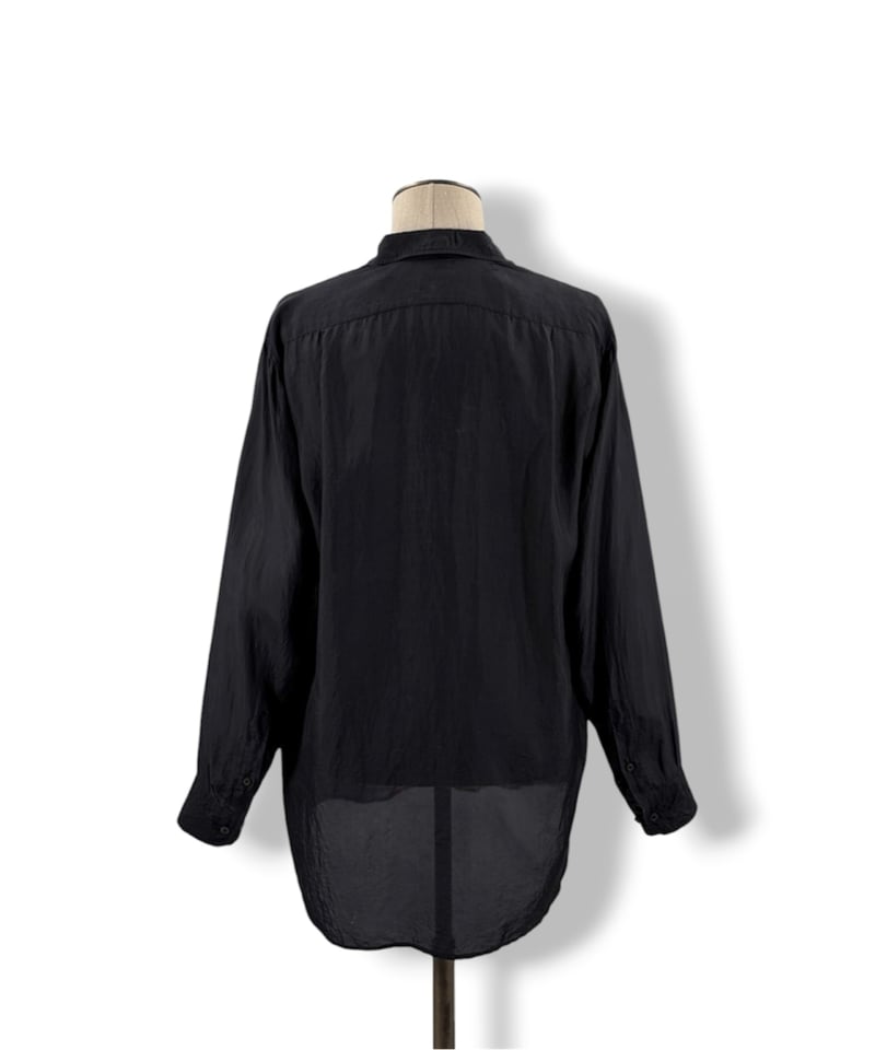 18AW DRIES VAN NOTEN – Marble Print Silk Shirt