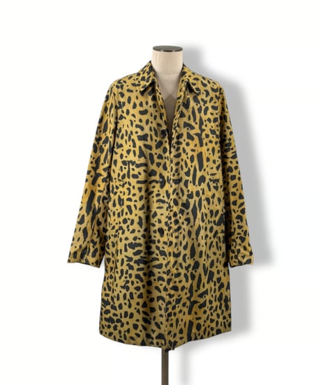 20AW DRIES VAN NOTEN – Leopard Print Balmacaan Coat