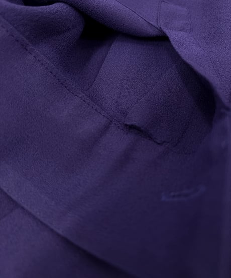 80s〜90s GIANNI VERSACE – Hidden Button-down Georgette Shirt