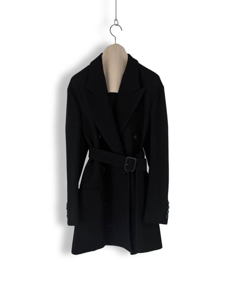 20AW DRIES VAN NOTEN – Double Breasted Belted Coat