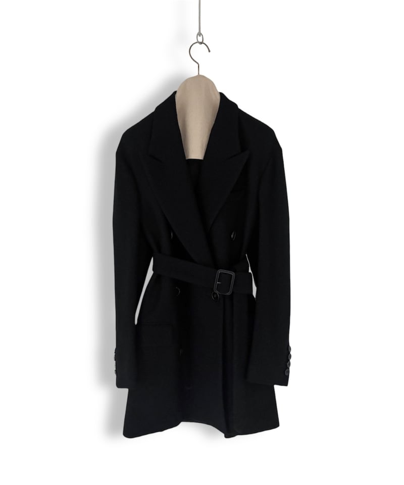 20AW DRIES VAN NOTEN – Double Breasted Belted C