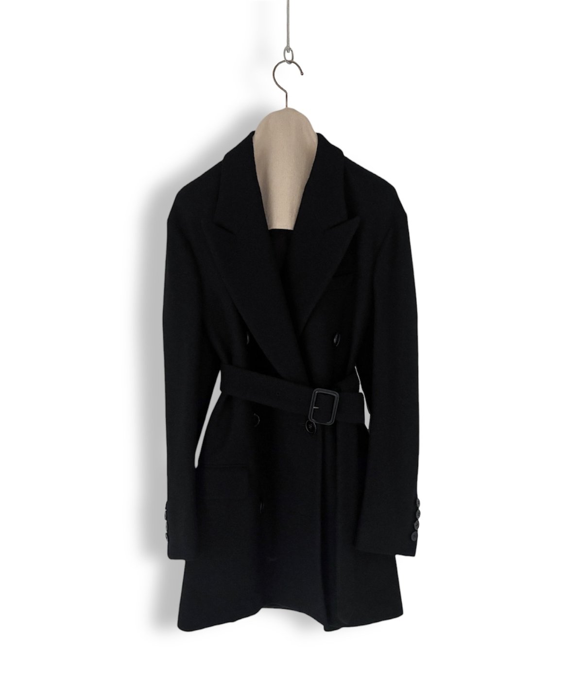20AW DRIES VAN NOTEN – Double Breasted Belted C