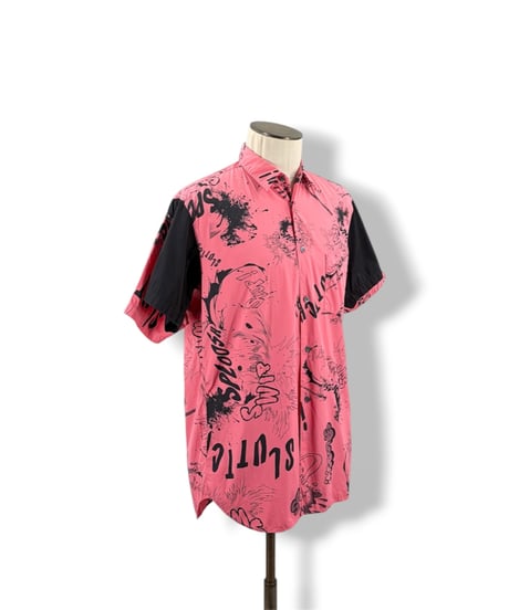 22SS COMME des GARCONS SHIRT – Graphic Print Short Sleeve Shirt