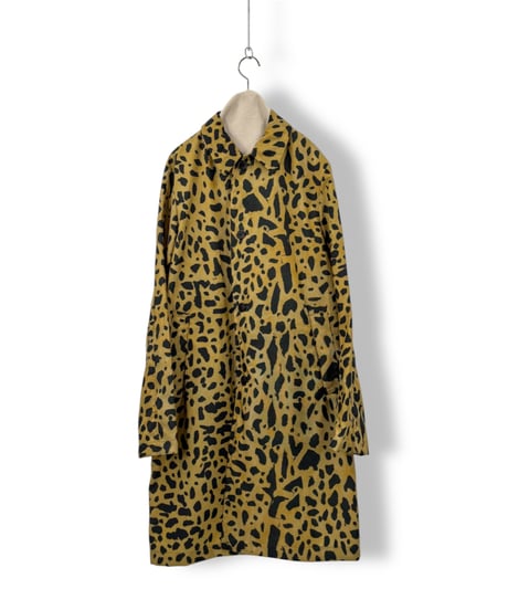 20AW DRIES VAN NOTEN – Leopard Print Balmacaan Coat