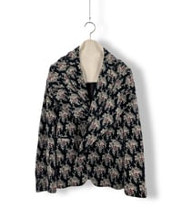 01AW COMME des GARCONS – Floral Jacquard Jacket