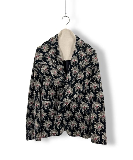 01AW COMME des GARCONS – Floral Jacquard Jacket