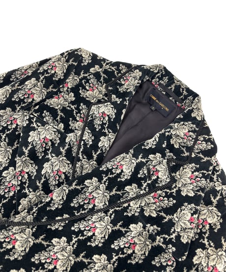 01AW COMME des GARCONS – Floral Jacquard Jacket