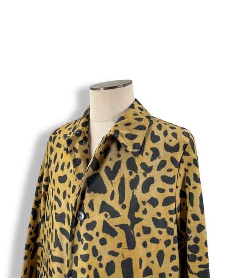 20AW DRIES VAN NOTEN – Leopard Print Balmacaan Coat