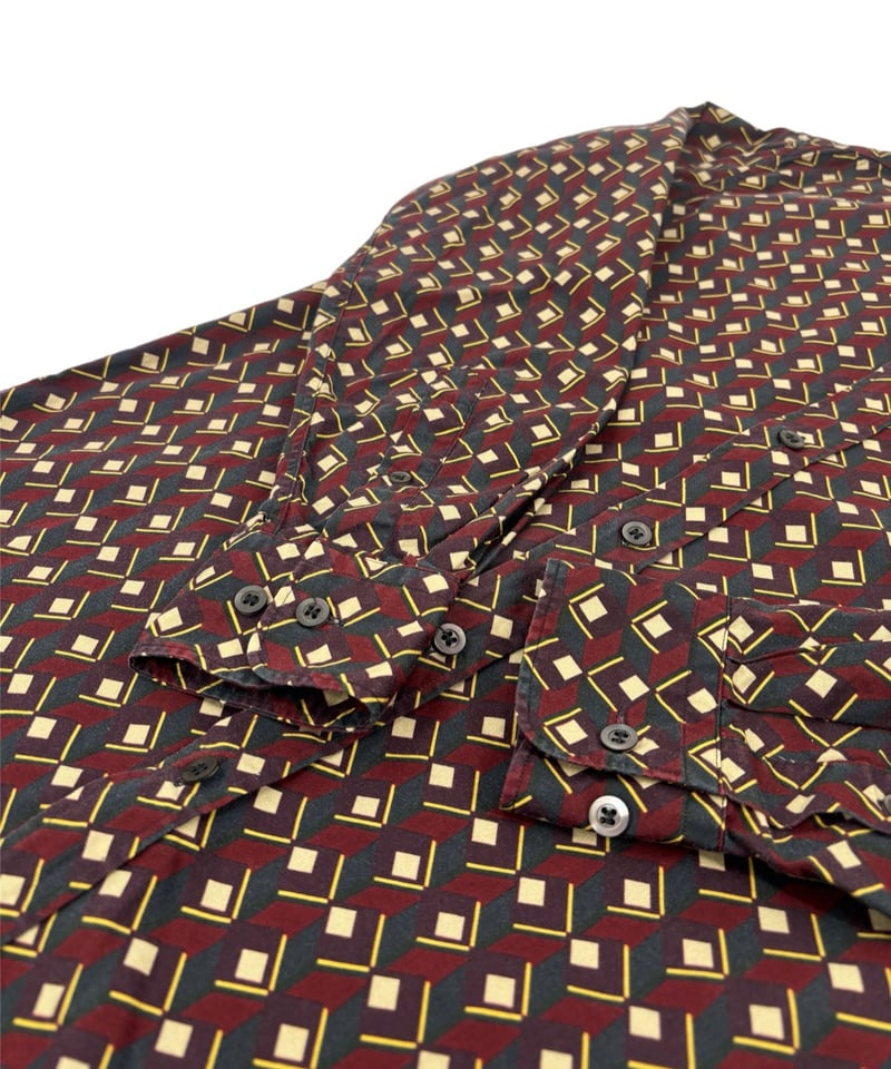 21AW DRIES VAN NOTEN / Geometric Print Shirt -ジ