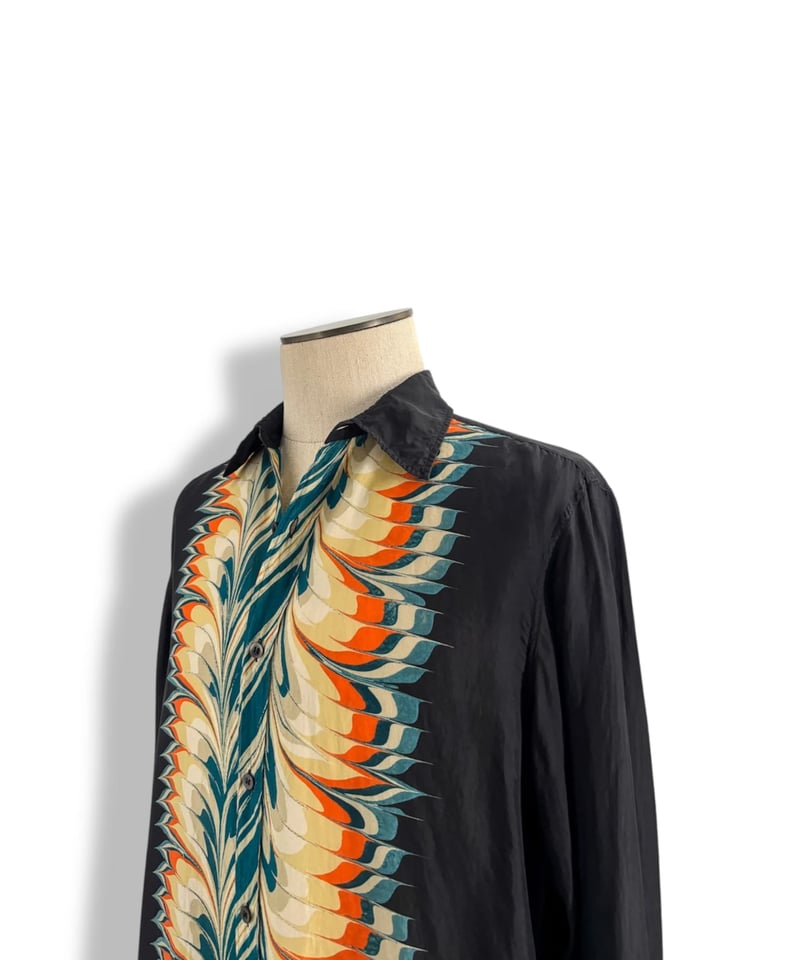 美品 DRIES VAN NOTEN シルクシャツワンピース org.jpg