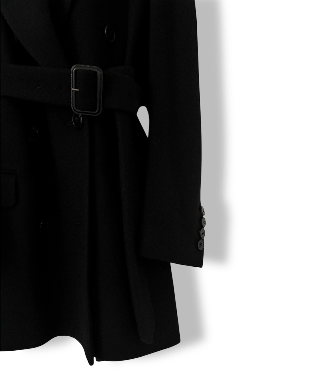 20AW DRIES VAN NOTEN – Double Breasted Belted C